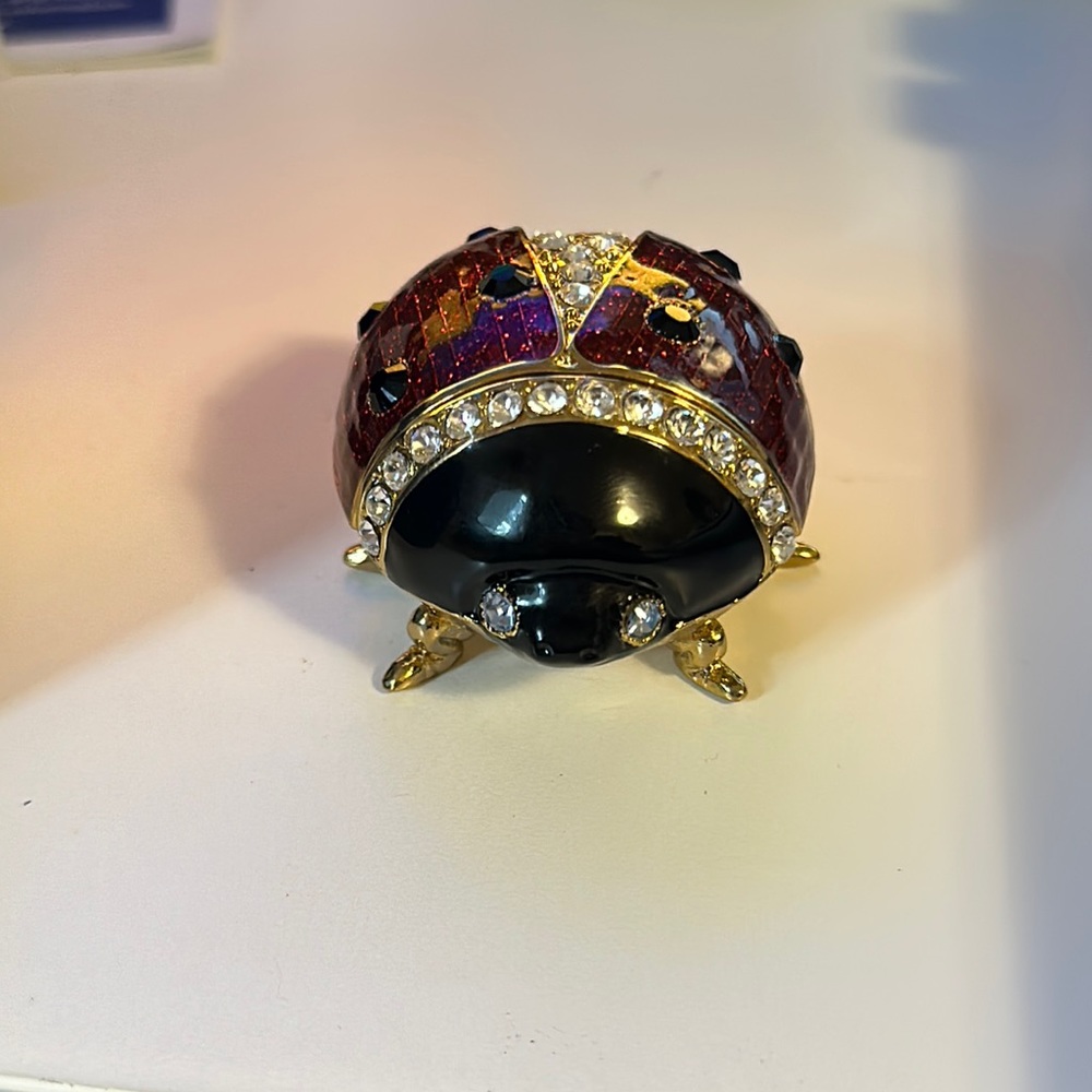 Lady Bug Trinket Box